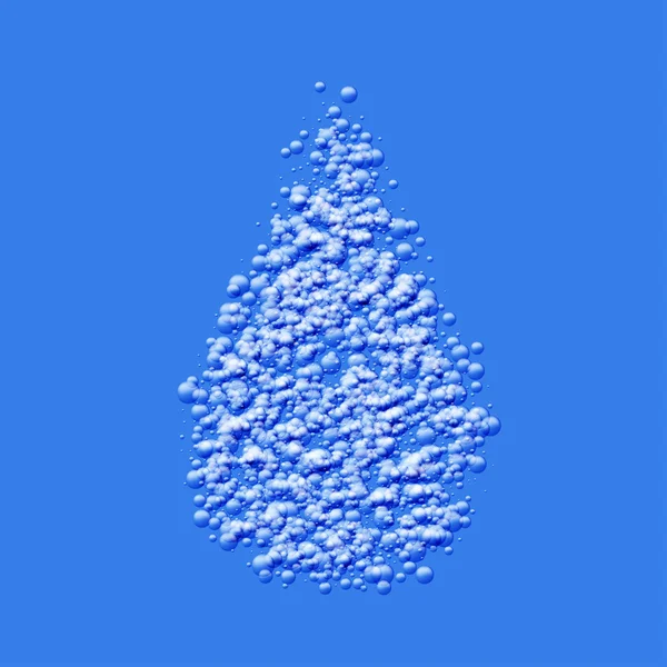 Vector modern creatieve water achtergrond. — Stockvector