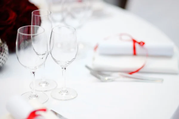 Juego de mesa para recepción de boda —  Fotos de Stock