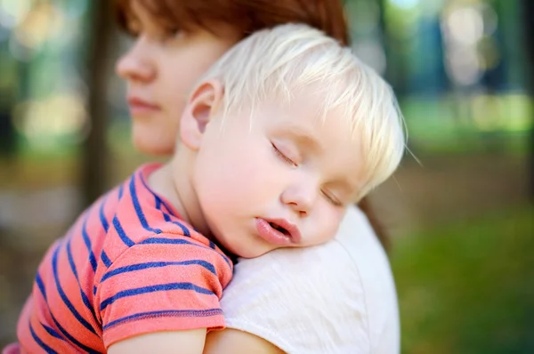 Sleeping toddler boy — Stock Photo, Image