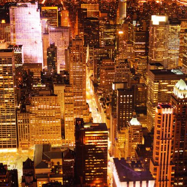 Manhattan New York geceleri