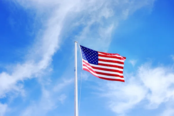 USA vlag close-up — Stockfoto