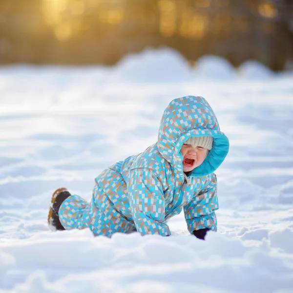 Crying toddler boy — Stock Photo, Image