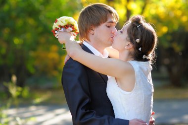 Güzel gelin ve damat