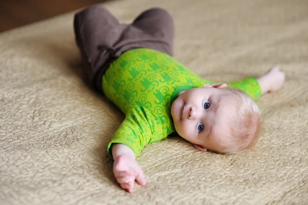 Portrait of baby boy at home — Stock Photo, Image