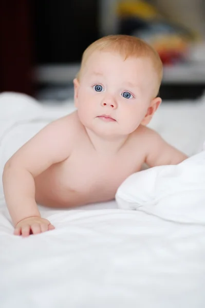 Adorable Nouveau Ne Dans Le Lit Photographie Mary Smn C