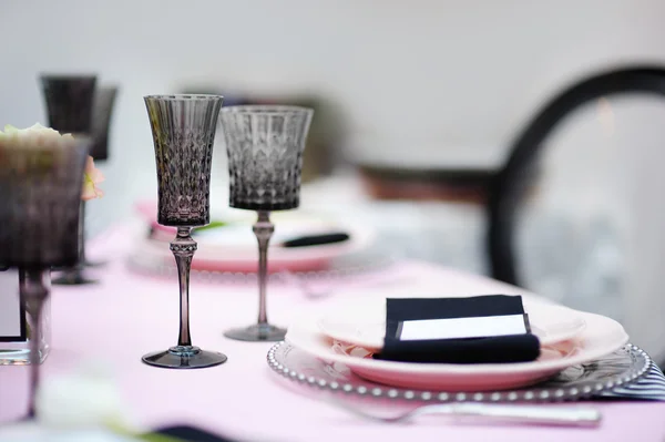 Table set for reception — Stock Photo, Image