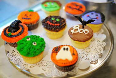 Cadılar Bayramı cupcakes