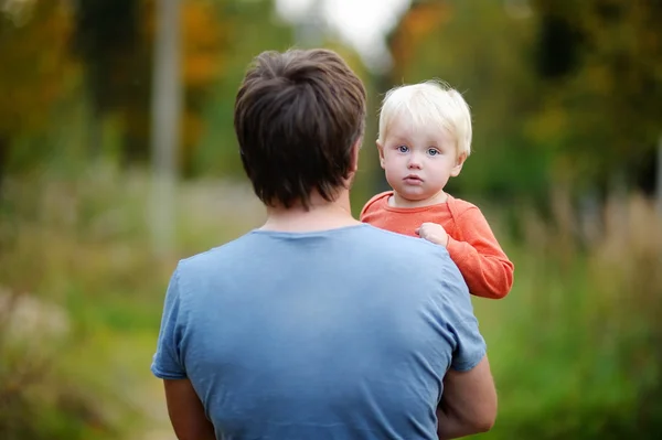 Father with his toddler son — Stock Photo, Image