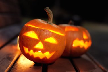 Cadılar Bayramı konseptiyle hayalet ve kabaklar