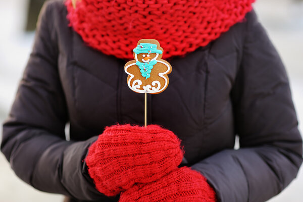 The Christmas gingerbread man 