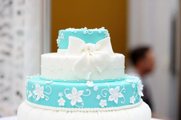 Délicieux gâteau de mariage — Photo