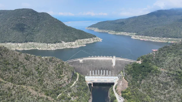 Aerial View Pumiphon Dam Tak Province Northern Thailand — Stock Photo, Image