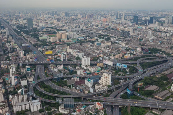 Widok na miasto Bangkok Tajlandia — Zdjęcie stockowe