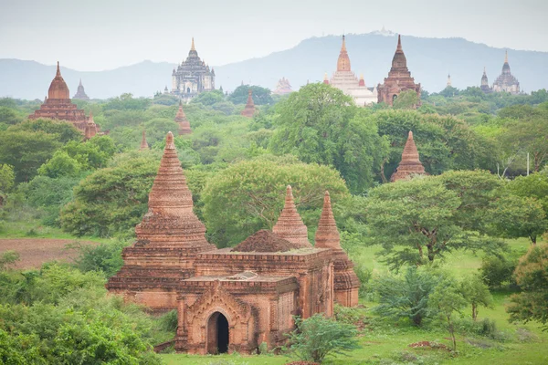 Starożytne pagody w Bagan Mandalaj, Myanmar — Zdjęcie stockowe