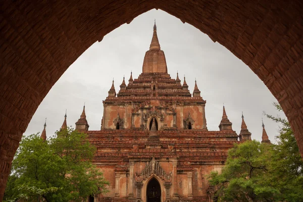 Antike Pagoden in bagan mandalay, myanmar — Stockfoto