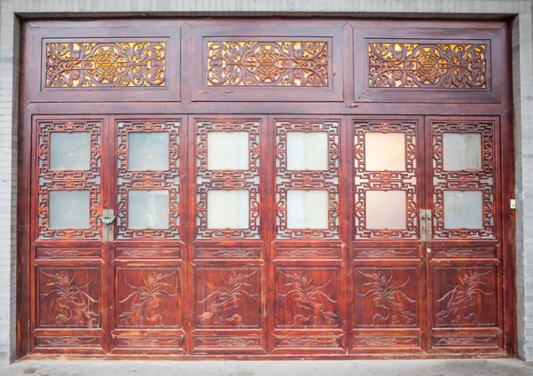 Chinese ancient town and door — Stock Photo, Image