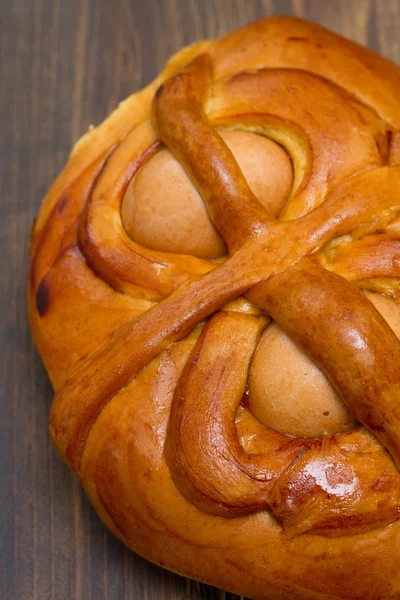 Gâteau de Pâques traditionnel portugais Folar — Photo