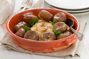 morina seramik tabak patates ile