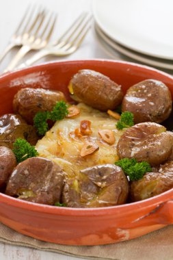 morina seramik tabak patates ile