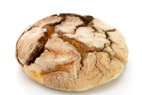 Beyaz arka planda izole Mısır ekmeği — Stok fotoğraf