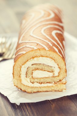 tatlı beyaz kağıt rulo