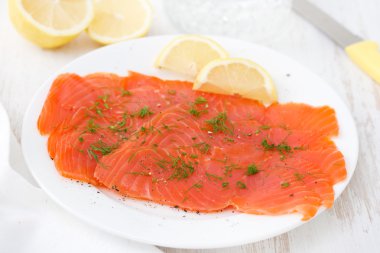 Limonlu füme balık