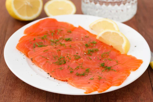 Salted salmon — Stock Photo, Image