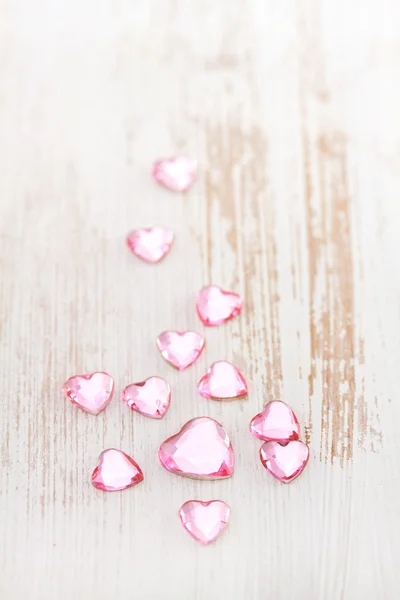 Hearts on white background — Stock Photo, Image