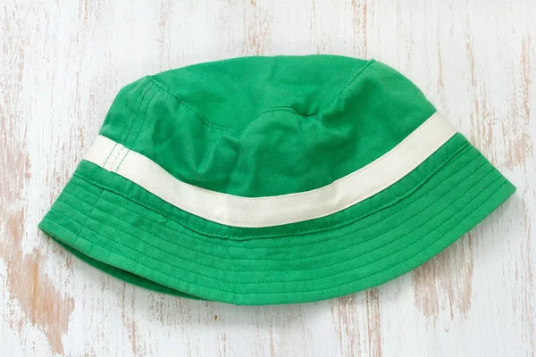 Green baby hat — Stock Photo, Image