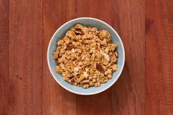 Granola dalam mangkuk — Stok Foto