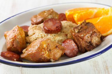 Migas bir alentejana