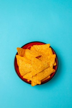 Mısır gevreği, güzel bir kasede cips.