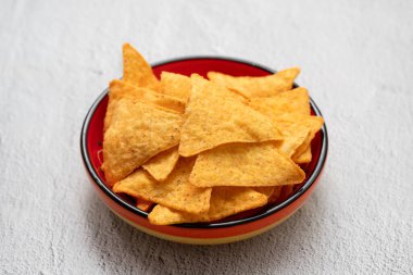 Mısır gevreği, güzel bir kasede cips.