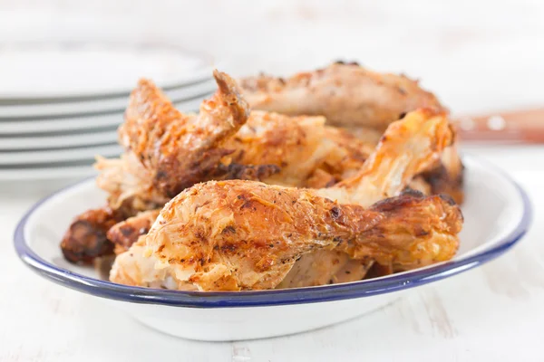 Grilované kuře na jídlo — Stock fotografie