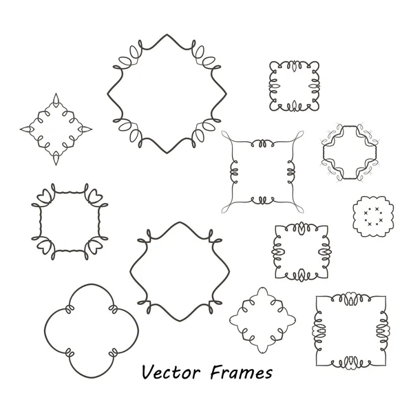 Doodle çerçeve kümesi