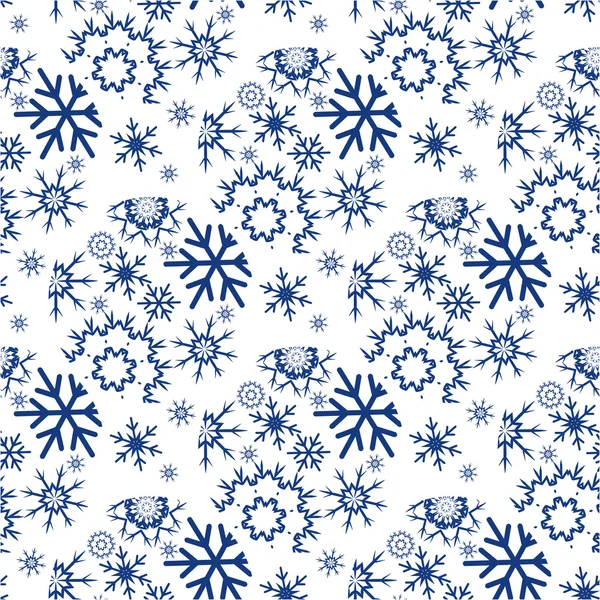 Background With Snowflakes — Stock Vector