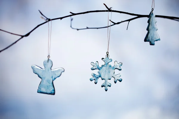 Handmade Christmas decorations — Stock Photo, Image