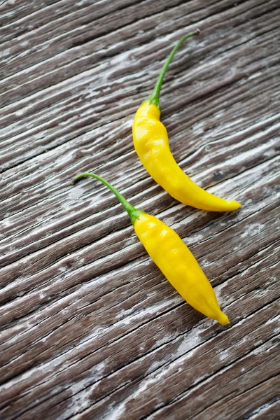 Yellow chili peppers — Stock Photo, Image