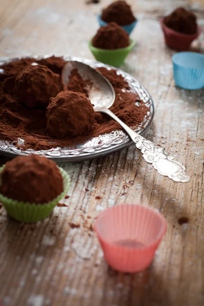 Delicious Chocolate pralines — Stock Photo, Image