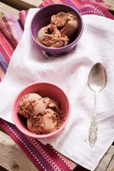 Gelado de chocolate — Fotografia de Stock