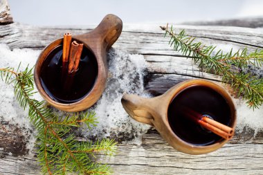 Warm Mulled wine clipart