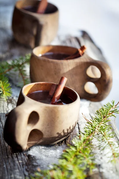 Warm Mulled wine — Stock Photo, Image