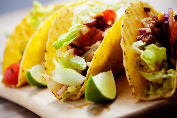 Mexican Chicken tacos — Stock Photo, Image