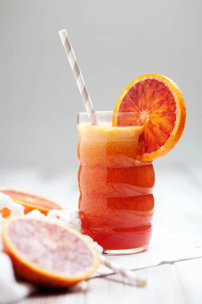 Juice blood orange color — Stock Photo, Image