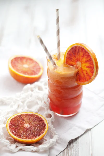 Juice blood orange color — Stock Photo, Image