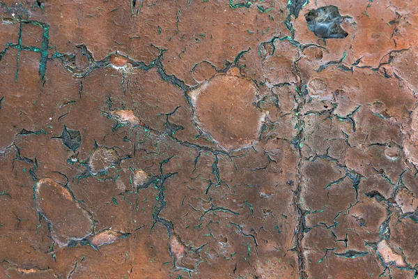 Alte Abblätternde Farbe Alter Wand Risse Und Kratzer Der Oberfläche — Stockfoto