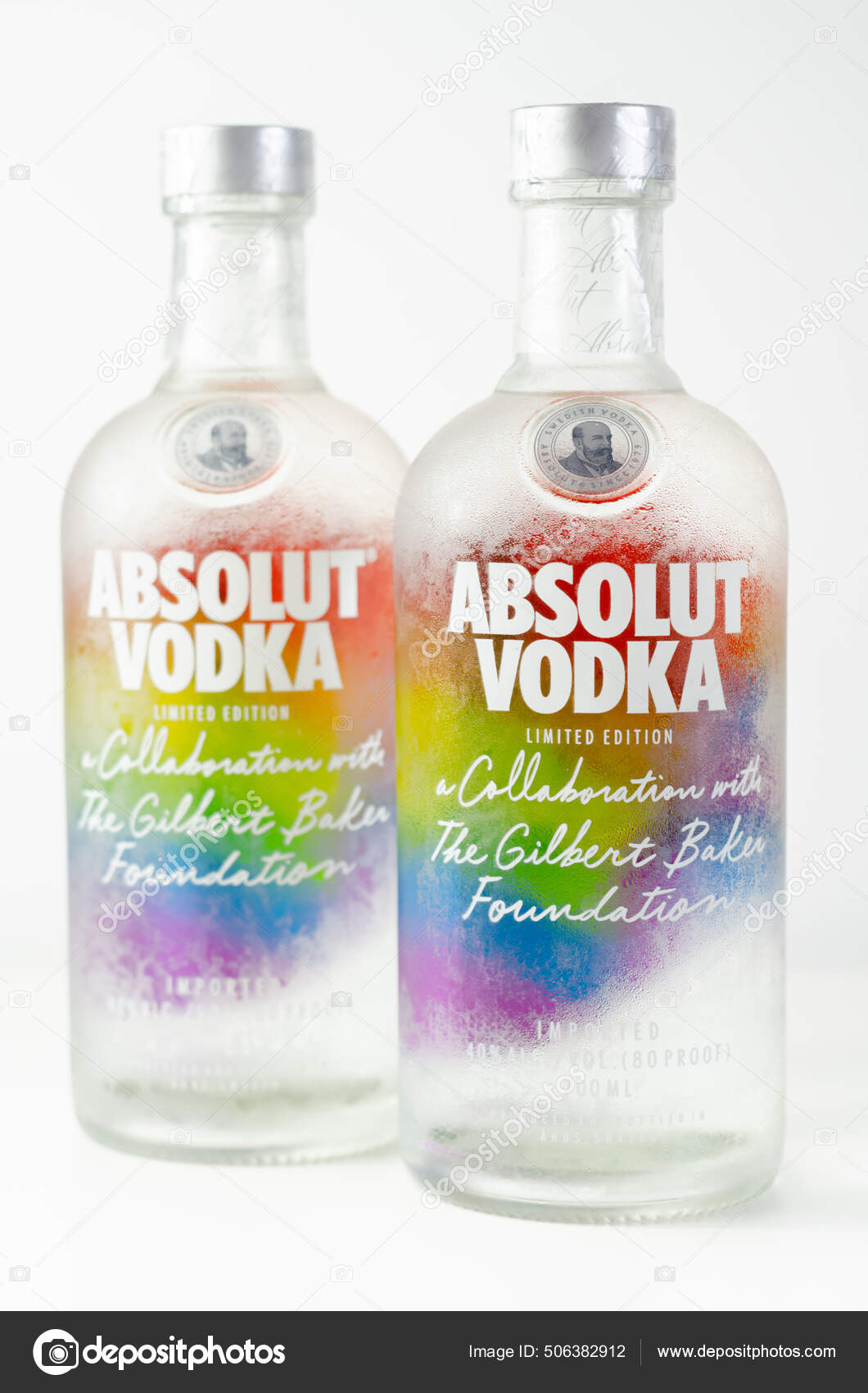 london united kingdom august 2021 bottle absolut vodka blue limited stock editorial photo c q77photo 506382912