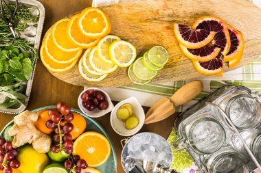 Narenciye infüzyon su Detoks