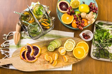 Narenciye infüzyon su Detoks