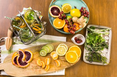 canlandırıcı yaz içeceği